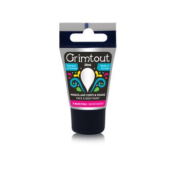 GRIMTUBE Maquillage liquide 20 ml - Blanc