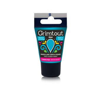 GRIMTUBE Maquillage liquide 20 ml - Bleu vif