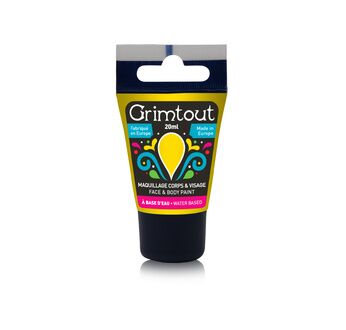 GRIMTUBE Maquillage liquide 20 ml - Jaune