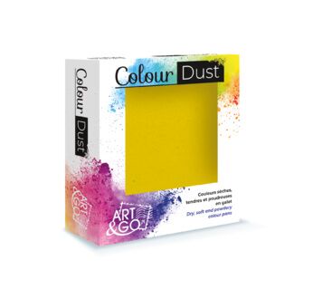 ART & GO - ColourDust - Couleur sèche en galet - Jaune Soleil
