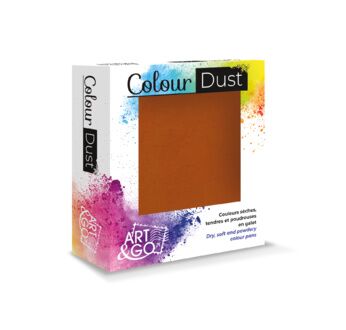 ART & GO - ColourDust - Couleur sèche en galet - Orange ambré