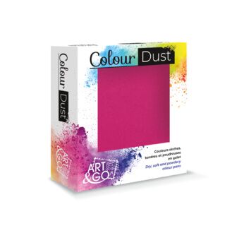 ART & GO - ColourDust - Couleur sèche en galet - Rose Fleur de Lys