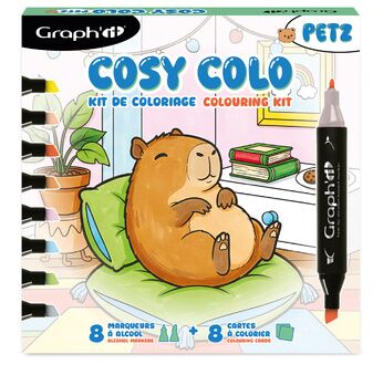 GRAPH'IT Kit de coloriage Cosy Time - PETZ