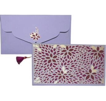 PAPERTREE SUNNY Enveloppe Cadeau 19X10 cm Violet
