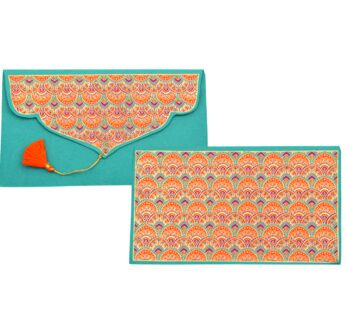 PAPERTREE CALYPSO Enveloppe Cadeau 19X10 cm Turquoise