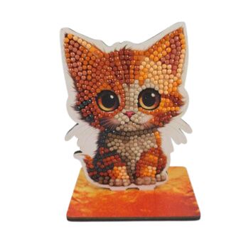 CRYSTAL ART Figurine à diamanter Chaton