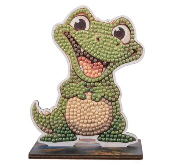 CRYSTAL ART Figurine à diamanter Alligator