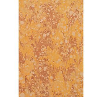 PAPERTREE 50*70 100g MARBRE Spotty - Jaune orangé