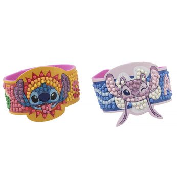 CRYSTAL ART Bracelet d'amitié Stitch & Angel