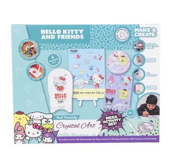 CRYSTAL ART Coffret multi activités - Hello Kitty & Friends