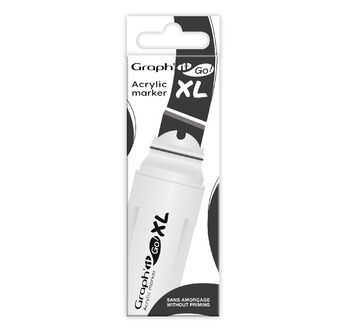 GRAPH'IT GO XL Marqueur acrylique pointe large - 9909 - BLACK