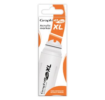 GRAPH'IT GO XL Marqueur acrylique pointe large - 2160 - CARROT
