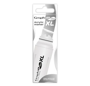 GRAPH'IT GO XL Marqueur acrylique pointe large - 0M01 - SILVER