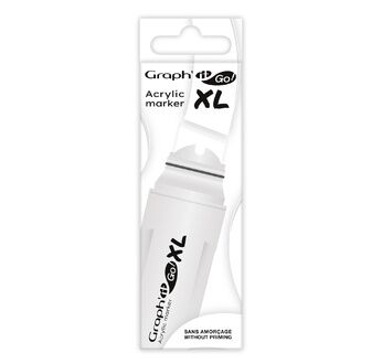 GRAPH'IT GO XL Marqueur acrylique pointe large - 0000 - WHITE