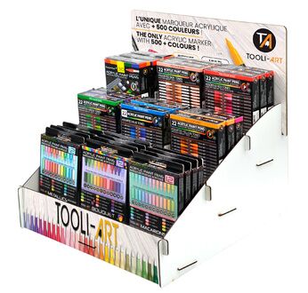 TOOLI présentoir de comptoir 9 références (30 sets)