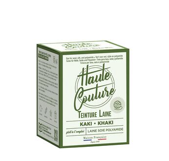 HAUTE COUTURE Teinture Laine Soie Polyamide 300g KAKI