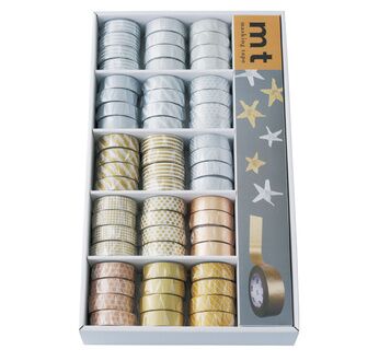 MT Présentoir plein 15 réfs x 4pcs - Thème OR & ARGENT