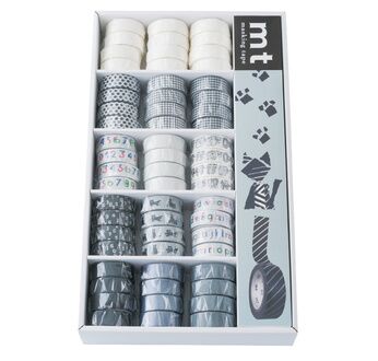 MT Présentoir plein 15 réfs x 4pcs - Thème NOIR & BLANC