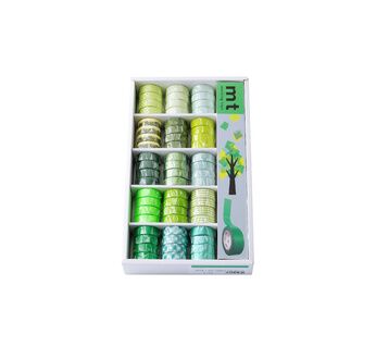 MT Présentoir plein 15 réfs x 4pcs - Thème VERT