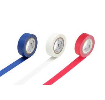 MT Set de 3 rouleaux bleu blanc rouge