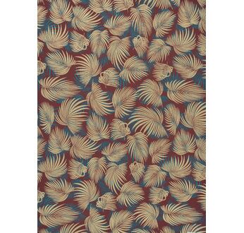 PAPERTREE 50*70 PALME D'OR Emeraude/Prune /Or