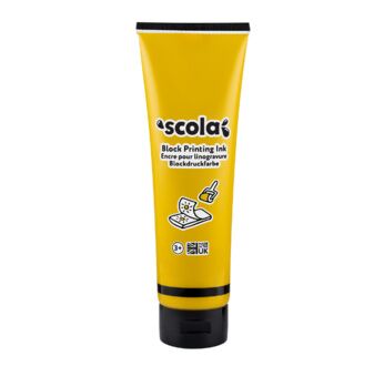 SCOLA Encre de Linogravure 300ml - Jaune vif