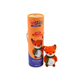 ENJOY ART Kit fils chenille Renard Twisties