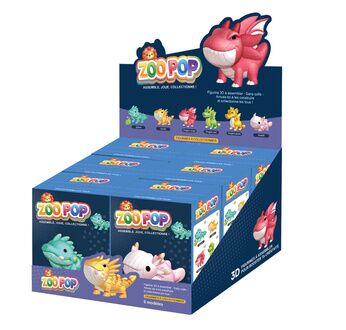 ZOO POP Figurine DIY - Box Dragons (6 références)