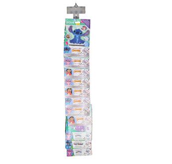 CRYSTAL ART Implantation cravate 12 figurines & charms Stitch