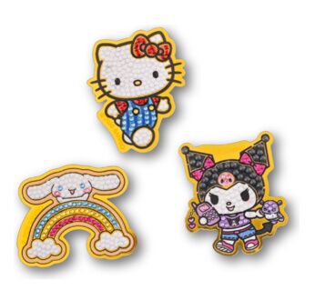 CRYSTAL ART  Set de 3 stickers Tech Hello Kitty