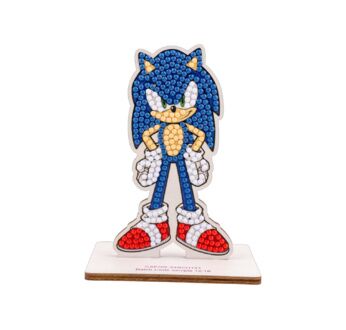 CRYSTAL ART Figurine à diamanter Sonic