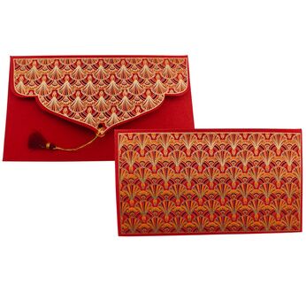 PAPERTREE LOUISE Enveloppe Cadeau 19X10 cm Rouge prune