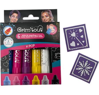 GRIMTOUT Boîte de 6 Grimsticks - K-POP