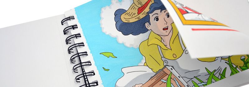 Carnets double face pour marqueurs