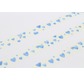 MT 1P Motif nuée de cœurs bleu / heart stamp blue