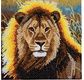 CRYSTAL ART Kit Carte à diamanter 18x18cm Lion