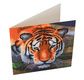 CRYSTAL ART Kit Carte à diamanter 18x18cm Tigre