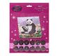 CRYSTAL ART Kit Carte à diamanter 18x18cm Pandas