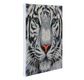 CRYSTAL ART Kit tableau broderie diamant 30x30cm Tigre des neiges