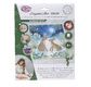 CRYSTAL ART Kit Carte à diamanter 18x18cm Lapins clair de lune