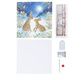 CRYSTAL ART Kit Carte à diamanter 18x18cm Lapins clair de lune