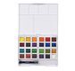 DERWENT - AQUARELLE Palette 24 demi-godets