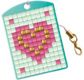 PIXEL Kit créatif porte-clé 4x3cm - Cœur