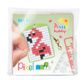 PIXEL Kit créatif porte-clé 4x3cm - Flamant rose