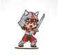 GRAPH'IT CHIBIS - KIT COLORIAGE FIGURINE - SAMURAI