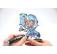 GRAPH'IT CHIBIS - KIT COLORIAGE FIGURINE - MAGICAL GIRL