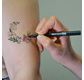 Grim'tout Ink-Set TRADITIONNEL-3 feutres de tatouage temporaire