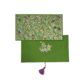 PAPERTREE FLORA Enveloppe Cadeau 19X10cm Vert/rose