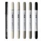 COPIC Ciao Set de 6 SHADE Cool Grey & Black