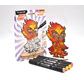 GRAPH'IT CHIBIS - KIT COLORIAGE FIGURINE - PHOENIX